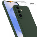 Samsung Galaxy A57 Skal med Strap Silikon MagSafe Grön