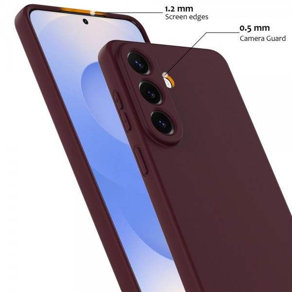 Samsung Galaxy A57 Skal med Strap Silikon MagSafe Röd