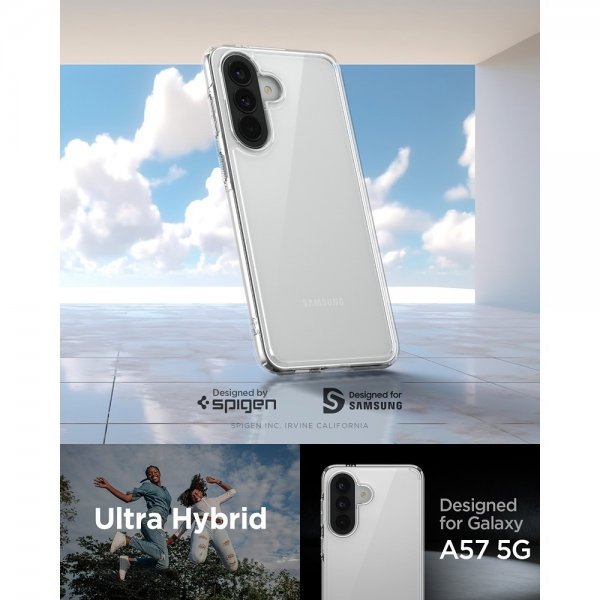 Spigen Samsung Galaxy A57 Skal Ultra Hybrid Crystal Clear