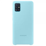 Samsung Original Galaxy A71 Skal Silicone Cover Blå