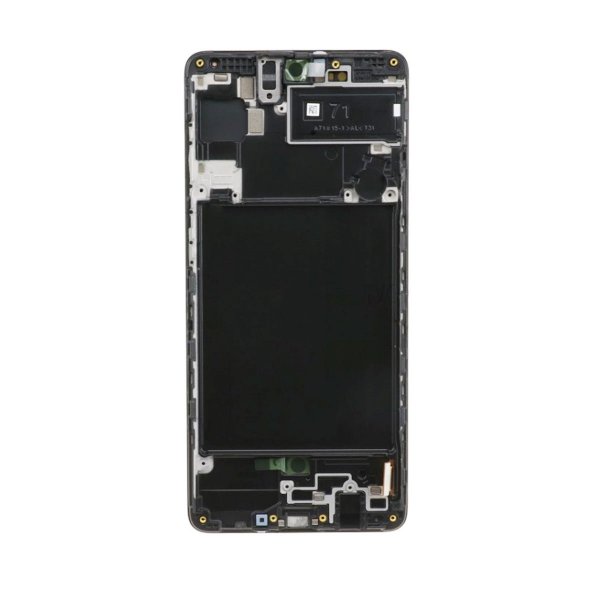 Samsung Galaxy A71 Skärm med LCD Display + Ram - Svart
