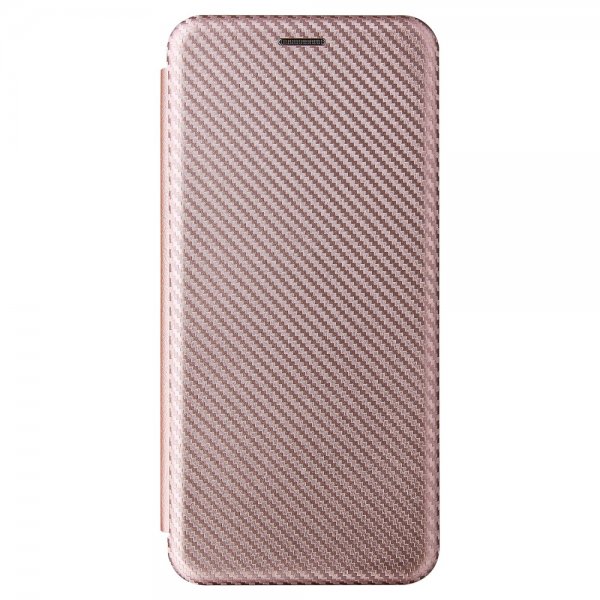 Samsung Galaxy A72 Fodral Kolfibertextur Roseguld