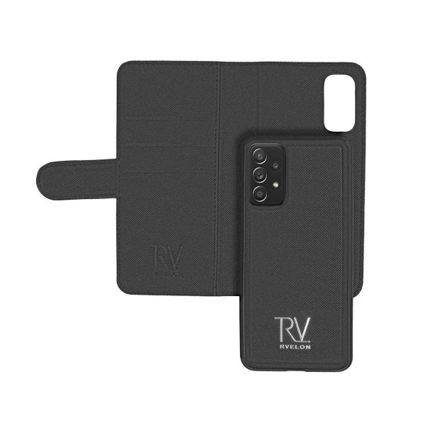 Rvelon Samsung Galaxy A72 Fodral Magnetiskt Avtagbart Skal Svart