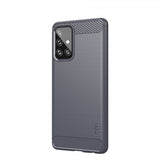 Mofi Samsung Galaxy A72 Skal Borstad Kolfibertextur Grå
