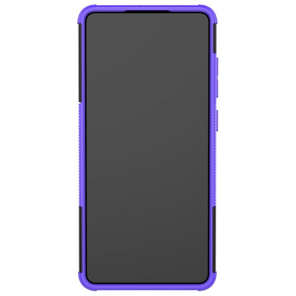 Samsung Galaxy A72 Skal Däckmönster Stativfunktion Lila