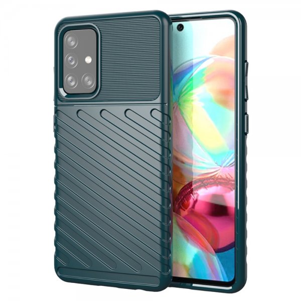 Samsung Galaxy A72 Skal Thunder Series Grön