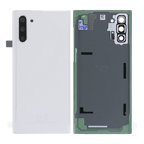 Samsung Galaxy Note 10 (SM-N970F) Baksida Original - Vit
