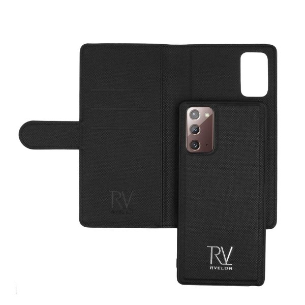 Rvelon Samsung Galaxy Note 20 Fodral Magnetiskt Avtagbart Skal Svart