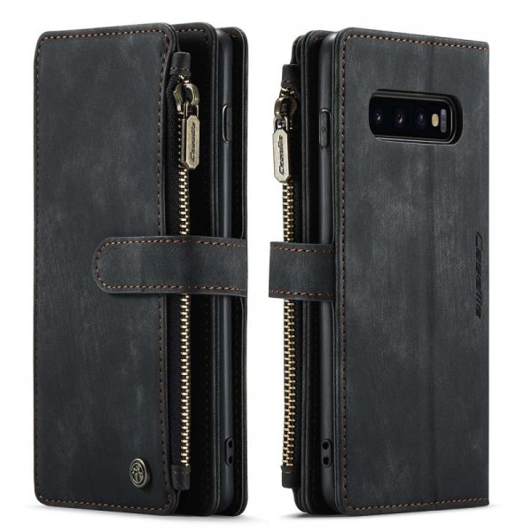 CaseMe Samsung Galaxy S10 Fodral C30 Series Svart