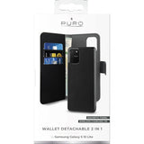 Puro Samsung Galaxy S10 Lite Fodral Wallet Detachable 2 in 1 Svart
