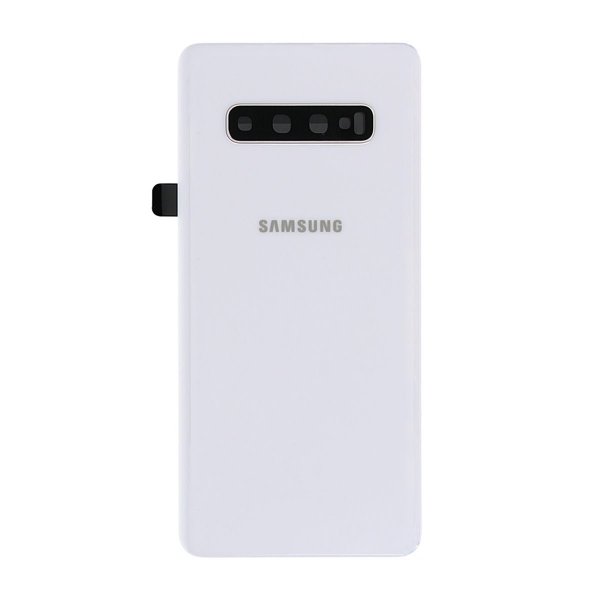 Samsung Galaxy S10 Plus (SM-G975F) Baksida Original - Keramik Vit