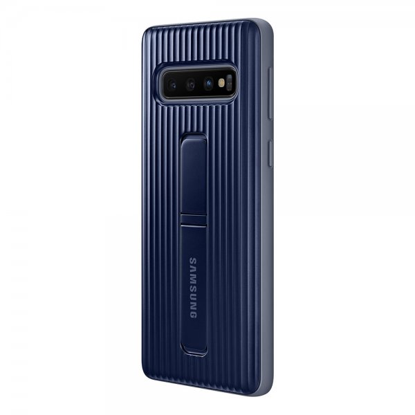 Samsung Original Galaxy S10 Skal Protective Stand Cover Mörkblå
