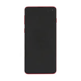Samsung Galaxy S10 (SM-G973F) Skärm med LCD Display Original - Röd