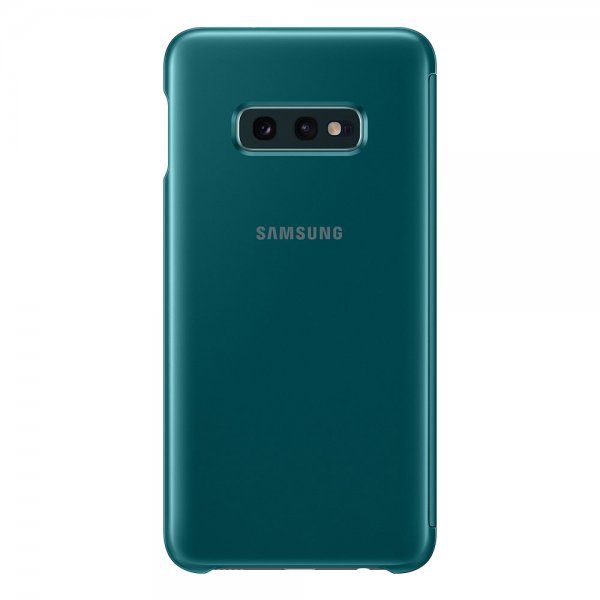 Samsung Original Galaxy S10E Fodral Clear View Cover Grön