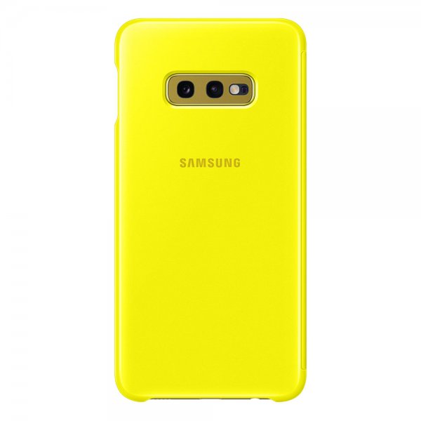 Samsung Original Galaxy S10E Fodral Clear View Cover Gul