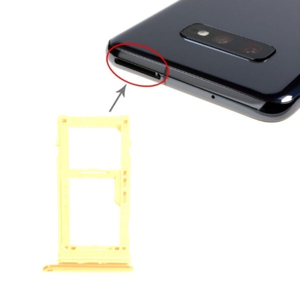 Samsung Galaxy S10/S10 Plus Simkorthållare - Gul