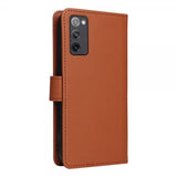 Betopnice Samsung Galaxy S20 FE Fodral med Löstagbart Skal 005 Brun
