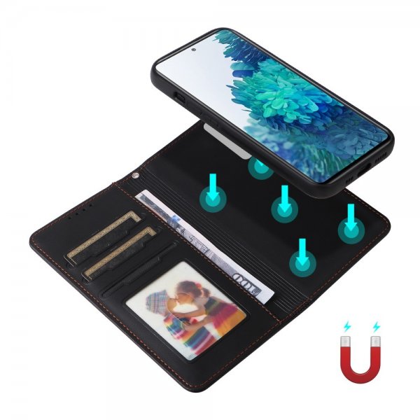 Betopnice Samsung Galaxy S20 FE Fodral med Löstagbart Skal 005 Svart