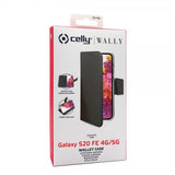 Celly Samsung Galaxy S20 FE Fodral Wally Wallet Case Svart