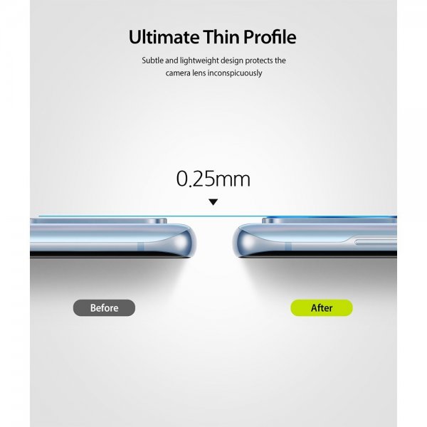 Ringke Samsung Galaxy S20 Kameraskydd Camera Protector Glass 3-pack