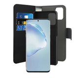 Puro Samsung Galaxy S20 Plus Fodral Wallet Detachable 2 in 1 Svart