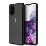 Ferrari Samsung Galaxy S20 Plus Skal Kolfibertextur Svart