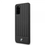BMW Samsung Galaxy S20 Plus Skal Leather Lines Svart