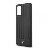 BMW Samsung Galaxy S20 Plus Skal Leather Lines Svart