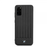 BMW Samsung Galaxy S20 Plus Skal Leather Lines Svart