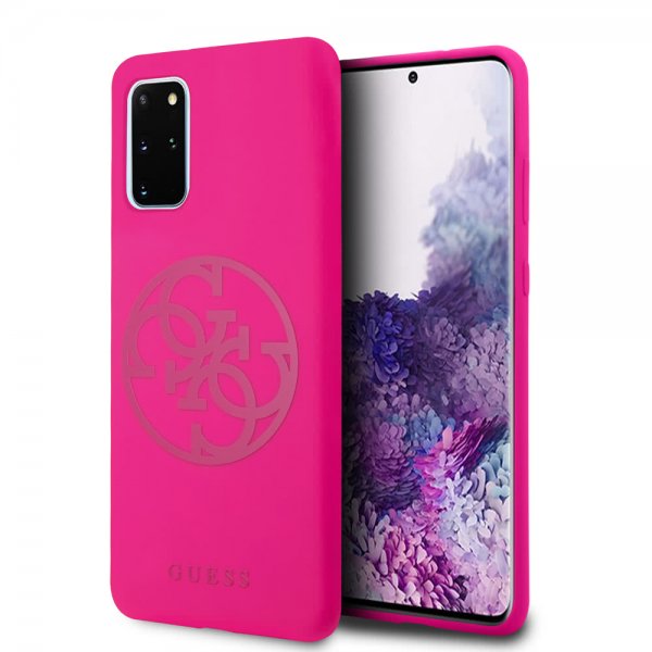 Guess Samsung Galaxy S20 Plus Skal med Logo Magenta