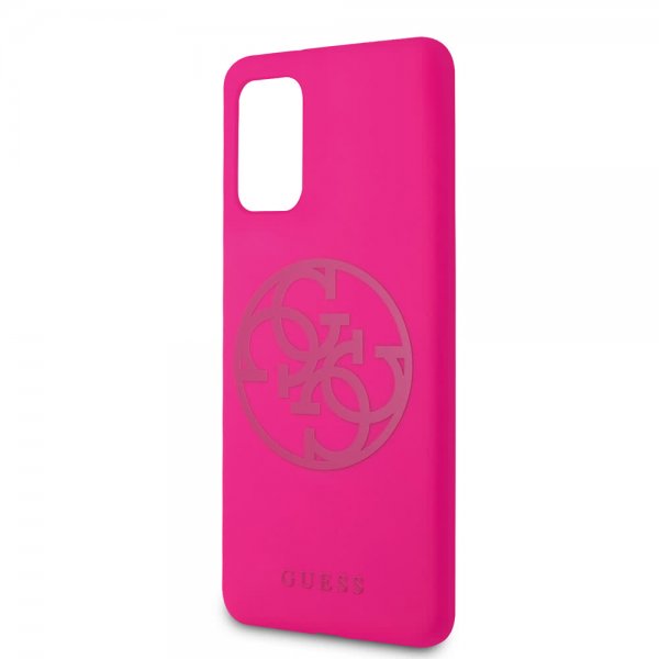 Guess Samsung Galaxy S20 Plus Skal med Logo Magenta