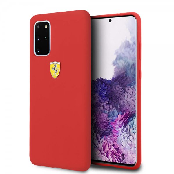 Ferrari Samsung Galaxy S20 Plus Skal med Logo Röd