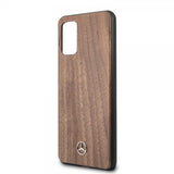 Mercedes Benz Samsung Galaxy S20 Plus Skal Wood Line Brun