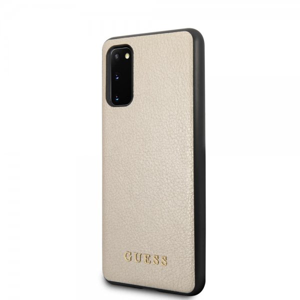 Guess Samsung Galaxy S20 Skal Iridescent Cover Guld