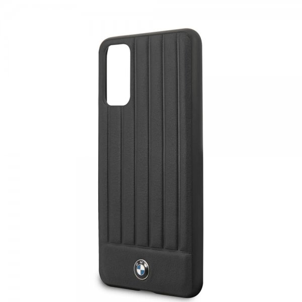 BMW Samsung Galaxy S20 Skal Leather Lines Svart