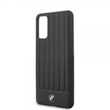 BMW Samsung Galaxy S20 Skal Leather Lines Svart