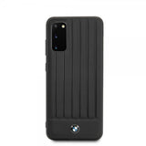 BMW Samsung Galaxy S20 Skal Leather Lines Svart