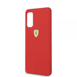Ferrari Samsung Galaxy S20 Skal med Logo Röd