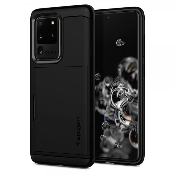 Spigen Samsung Galaxy S20 Ultra Skal Slim Armor CS Svart