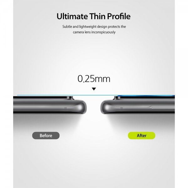 Ringke Samsung Galaxy S20 Ultra Kameraskydd Camera Protector Glass 3-pack