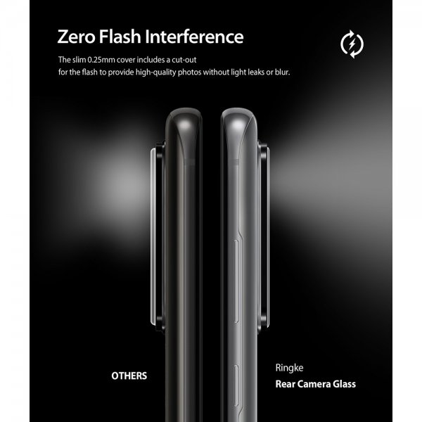 Ringke Samsung Galaxy S20 Ultra Kameraskydd Camera Protector Glass 3-pack