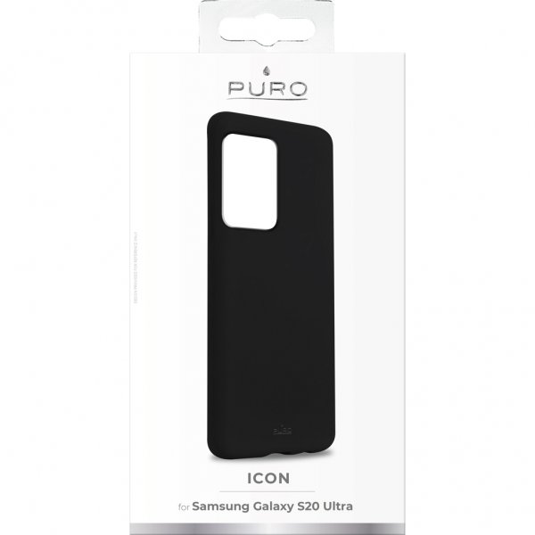 Puro Samsung Galaxy S20 Ultra Skal Icon Svart