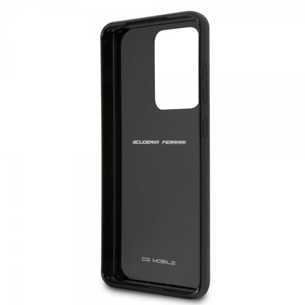Ferrari Samsung Galaxy S20 Ultra Skal Kolfibertextur Svart