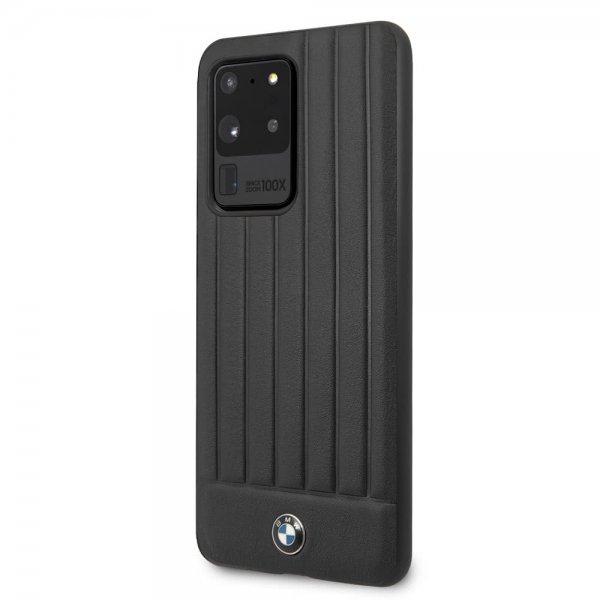 BMW Samsung Galaxy S20 Ultra Skal Leather Lines Svart