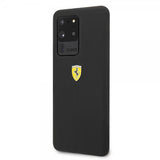 Ferrari Samsung Galaxy S20 Ultra Skal med Logo Svart