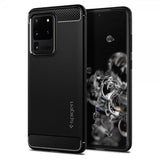 Spigen Samsung Galaxy S20 Ultra Skal Rugged Armor Matte Black