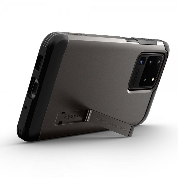 Spigen Samsung Galaxy S20 Ultra Skal Tough Armor Gunmetal