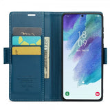 CaseMe Samsung Galaxy S21 FE Fodral 023 Series Blå