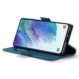 CaseMe Samsung Galaxy S21 FE Fodral 023 Series Blå