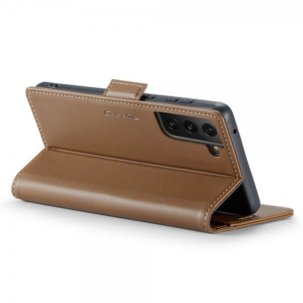 CaseMe Samsung Galaxy S21 FE Fodral 023 Series Brun